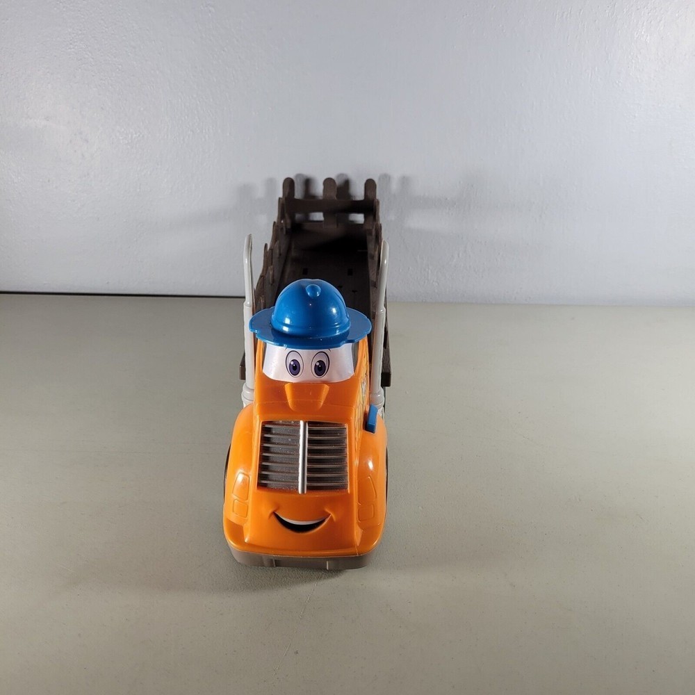 Dino Transporter Semi Truck With Engine Sound Works 15" Long 6.5" Tall